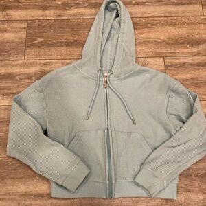 Auden Light Blue Zip Up Hoodie